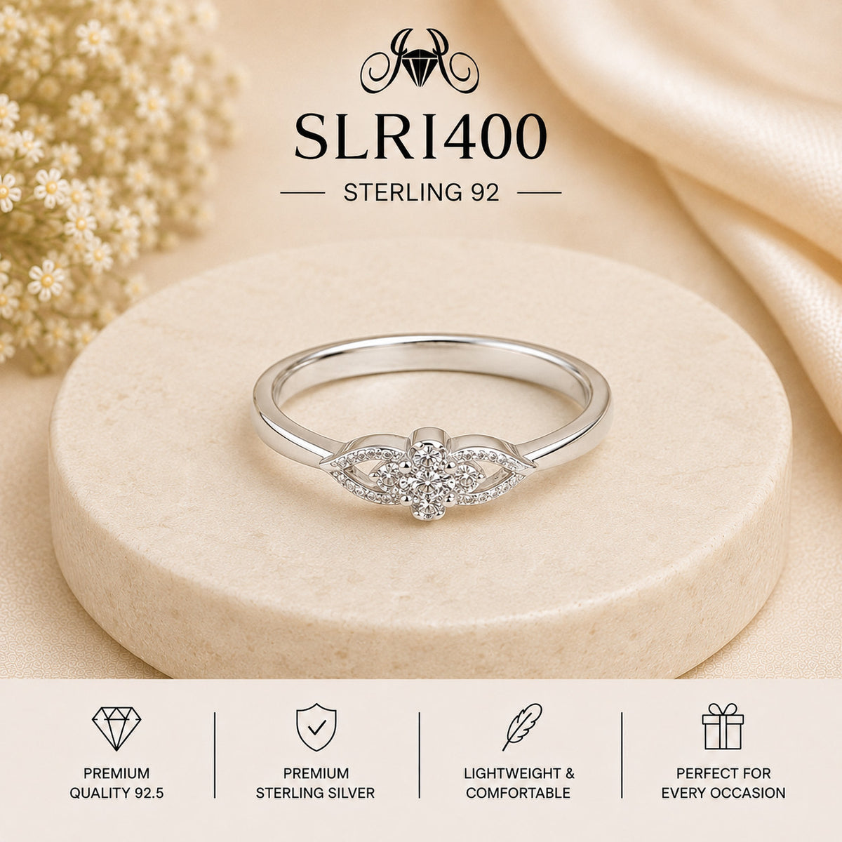 SLRI400 Sterling Silver Ring portrait