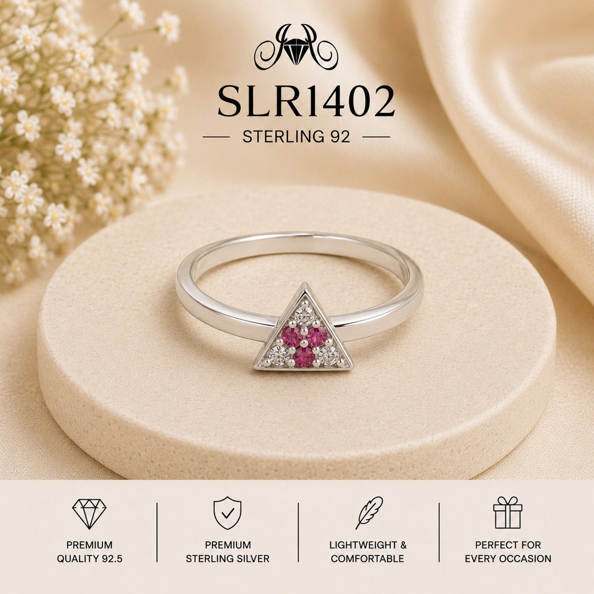 SLRI402 Sterling Silver Ring portrait