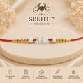 SRKH117 premium sterling silver Rakhi product view