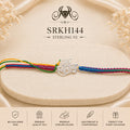 SRKH144 premium sterling silver Rakhi product view