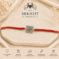 SRKH157 premium sterling silver Rakhi product view