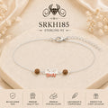 SRKH185 premium sterling silver Rakhi product view