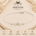 SRKH186 premium sterling silver Rakhi product view