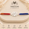 SRKH246 premium sterling silver Rakhi product view