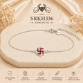 SRKH336 premium sterling silver Rakhi product view