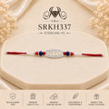 SRKH337 premium sterling silver Rakhi product view