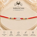 SRKH344 premium sterling silver Rakhi product view